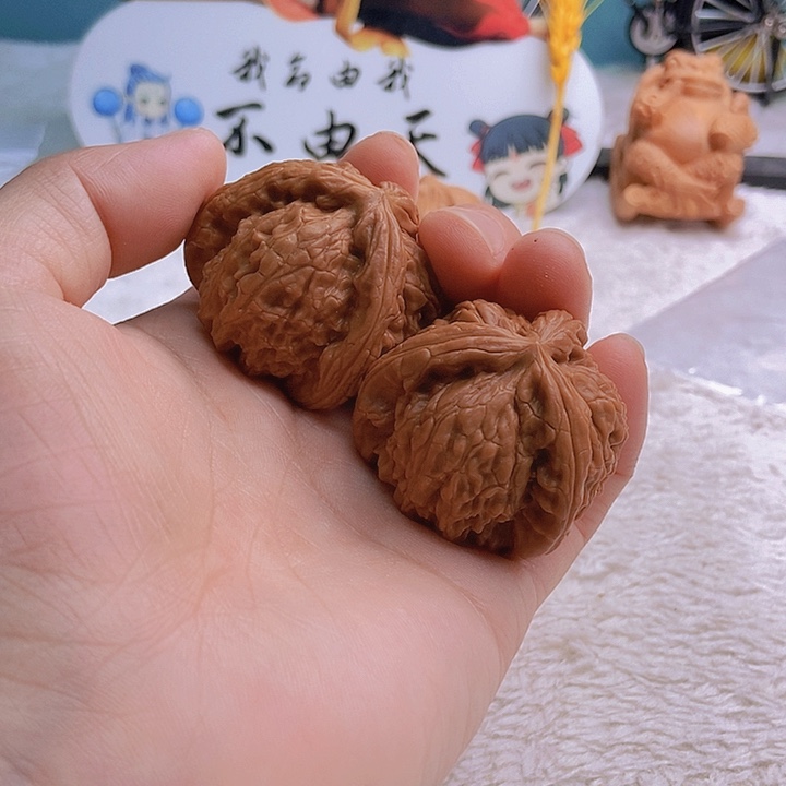 把件文玩核桃…*6三棱