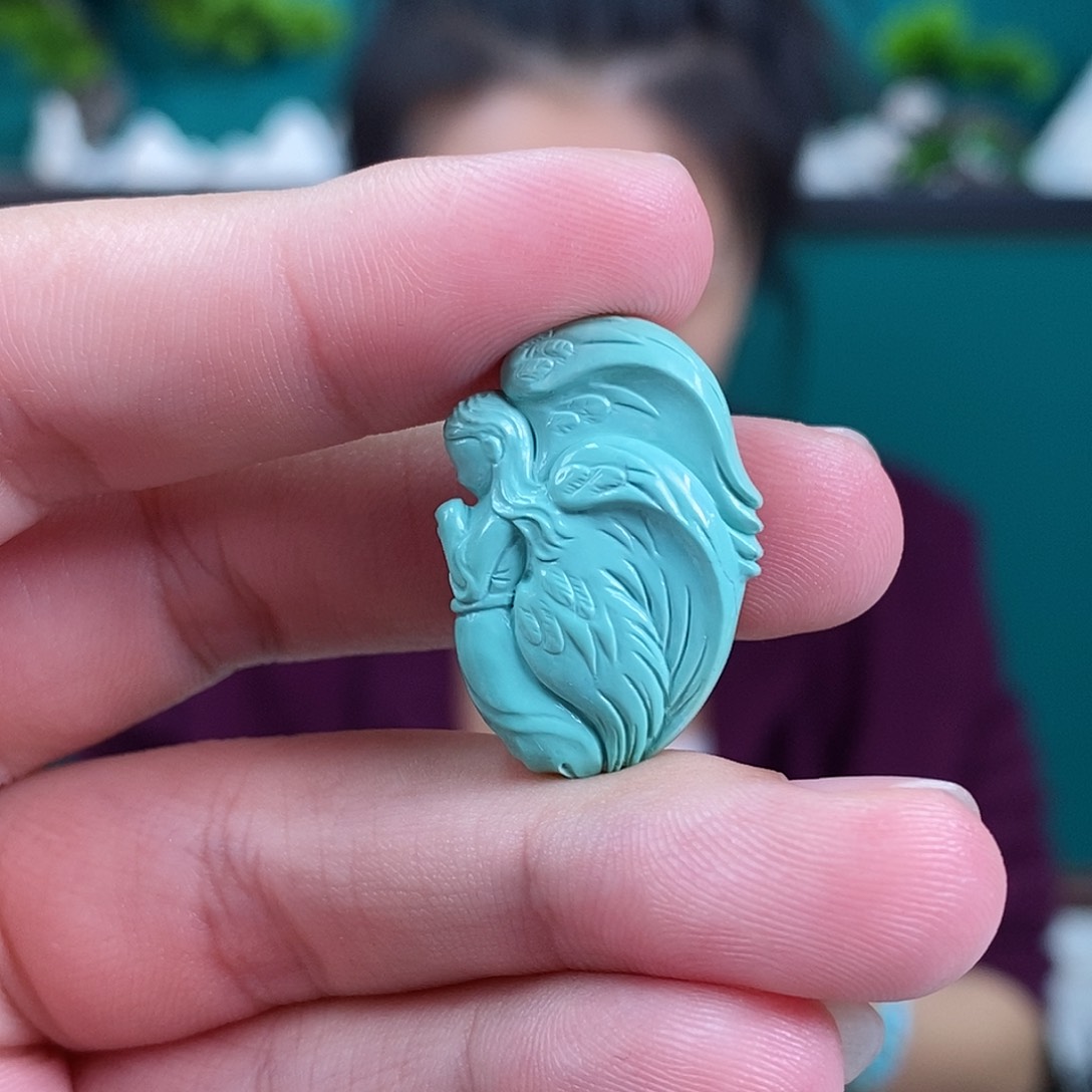 绿松石珠宝奇石未镶嵌