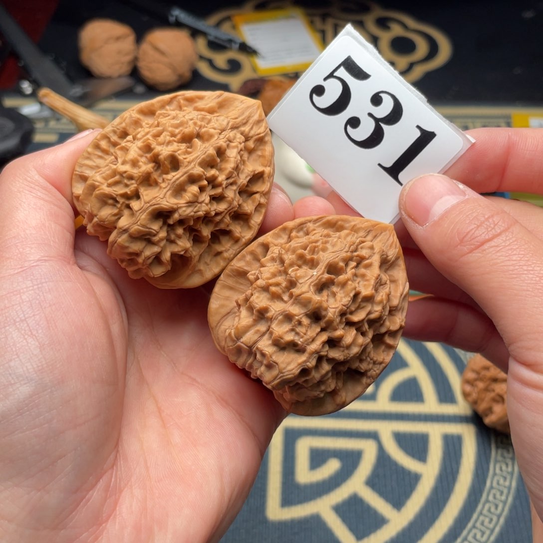 桃核把件44官帽531号……