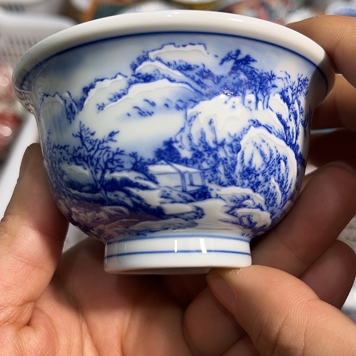 陶摆件景德镇主人杯2333