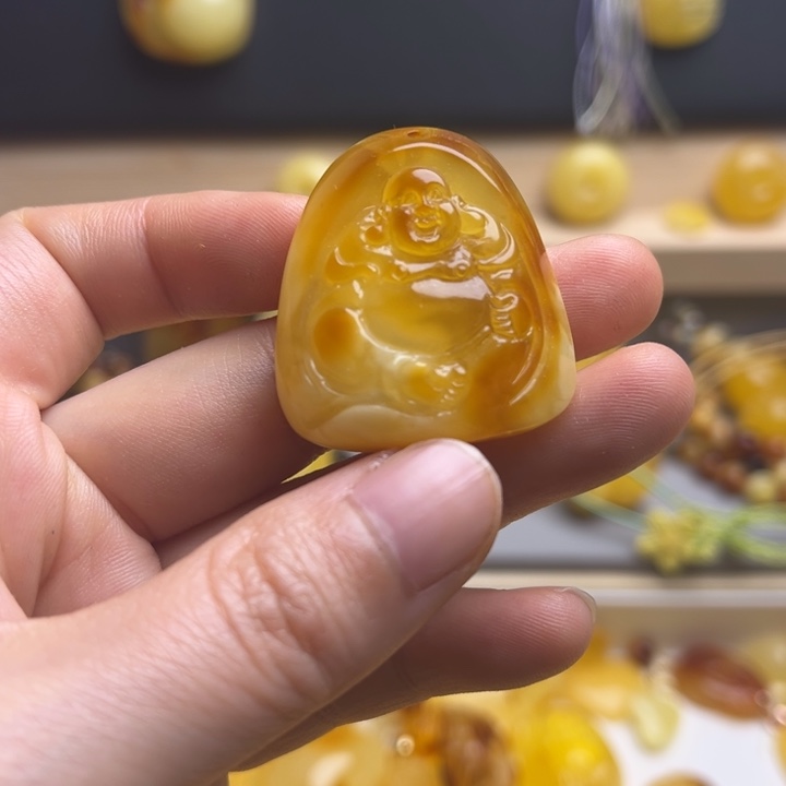 蜜蜡颈饰未镶嵌蜜蜡吊坠