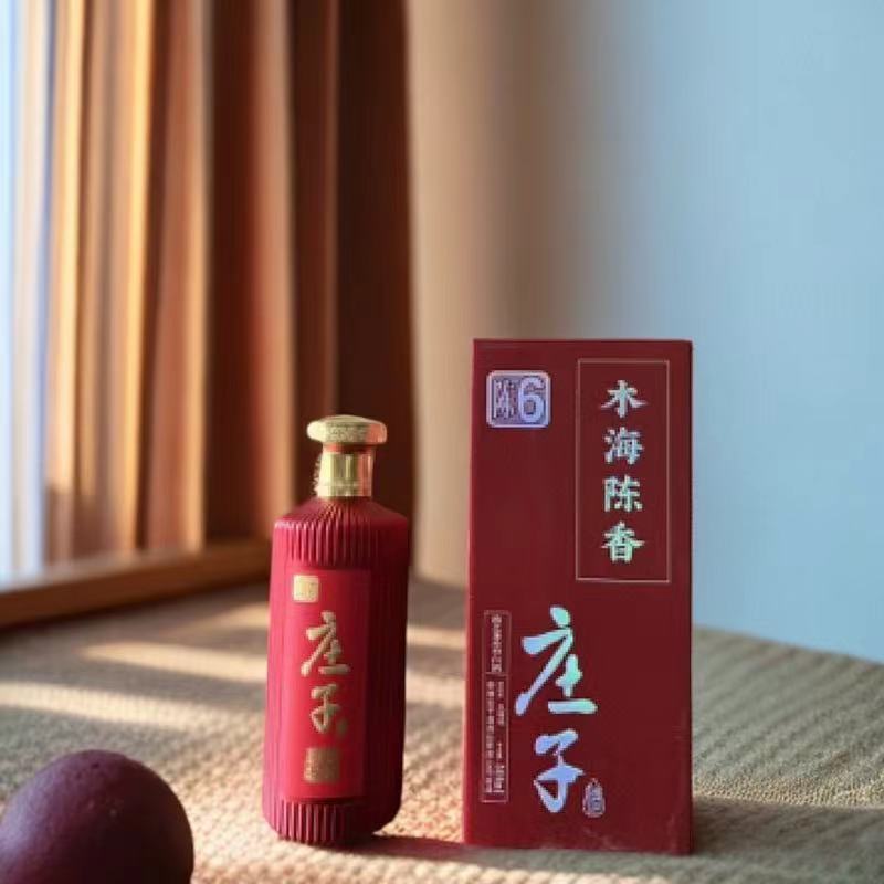庄子木海陈香6 浓芝兼香型白酒 纯粮 木海贮藏41度500ml*4瓶装