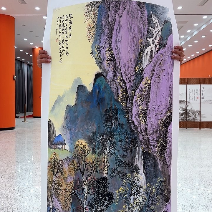 国画苏珊老师展览原作