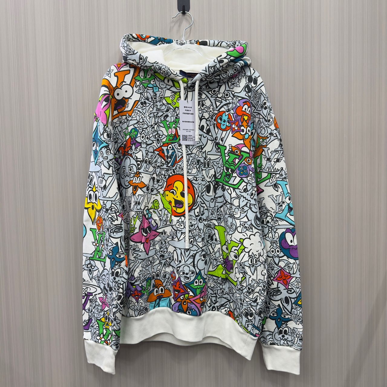 99新 LouisVuitton/路易威登 涂鸦卫衣尺码：XL 编码10904