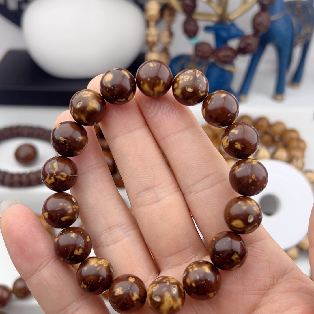 紫金鼠手串刘****°精品花皮13