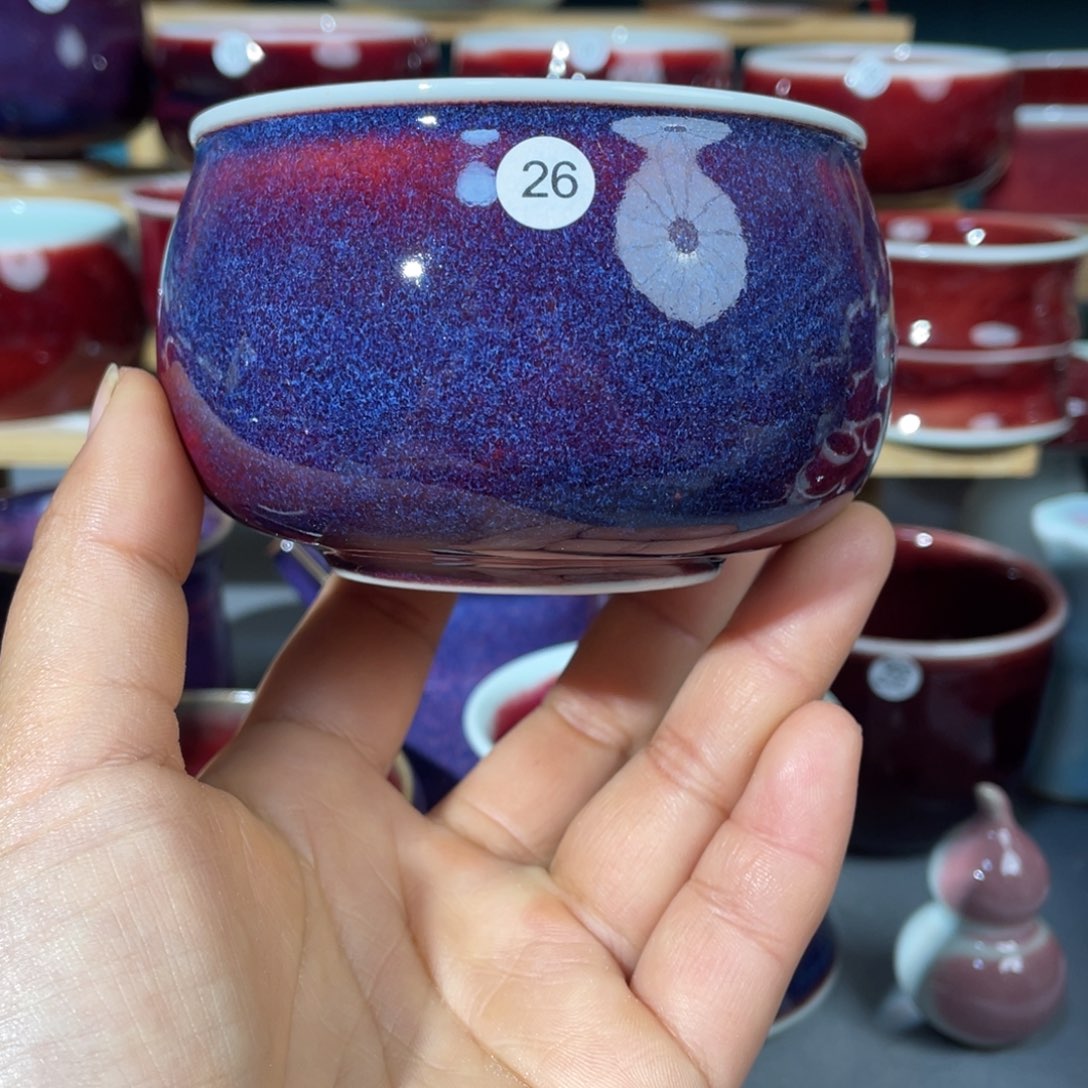 瓷片纯手工制作……微微瑕