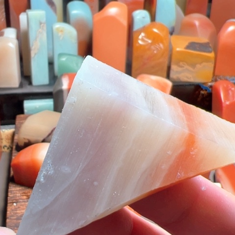 寿山石其他老挝石印石印章