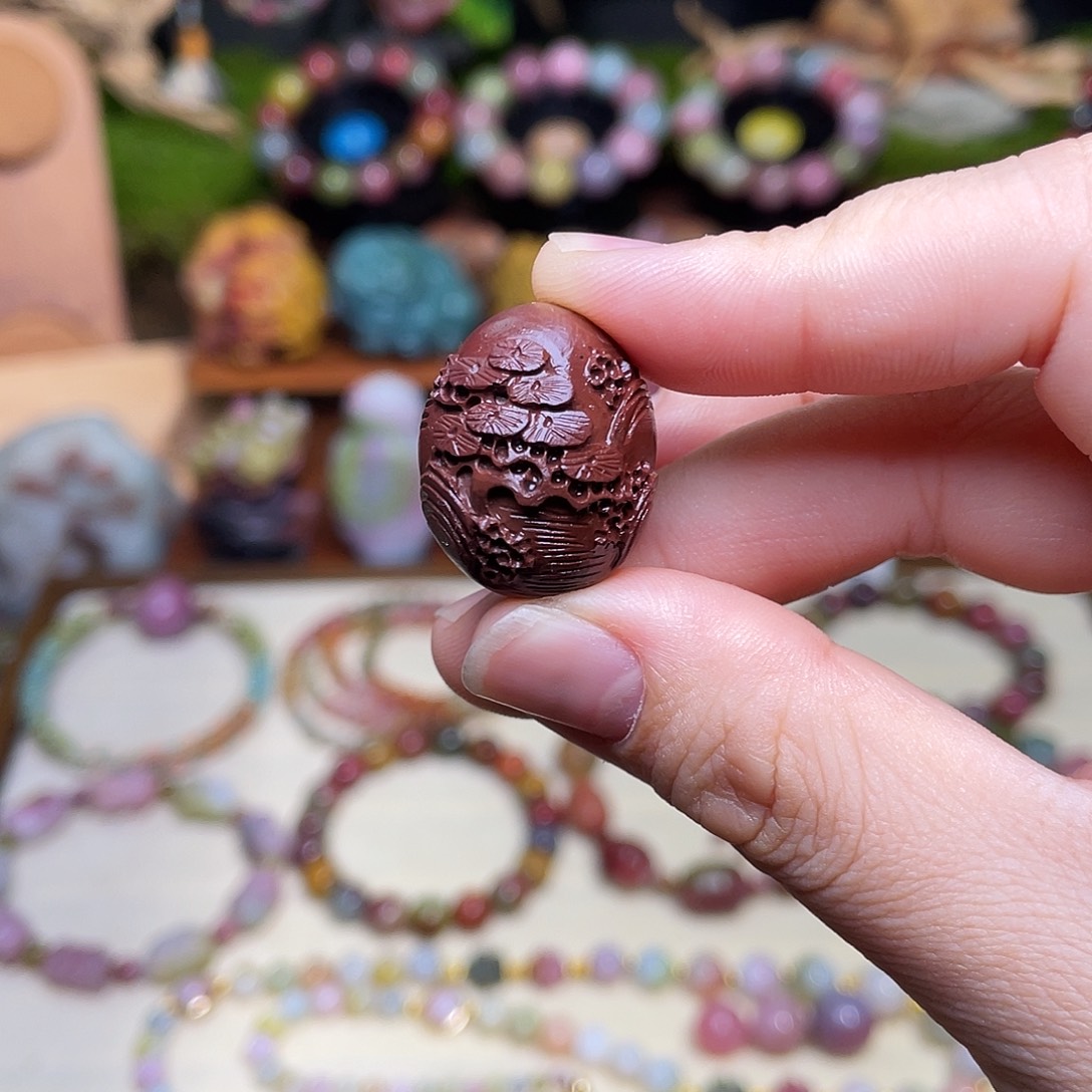 玛瑙/玉髓未镶嵌珠宝半成品盐源玛瑙双十二福利山水