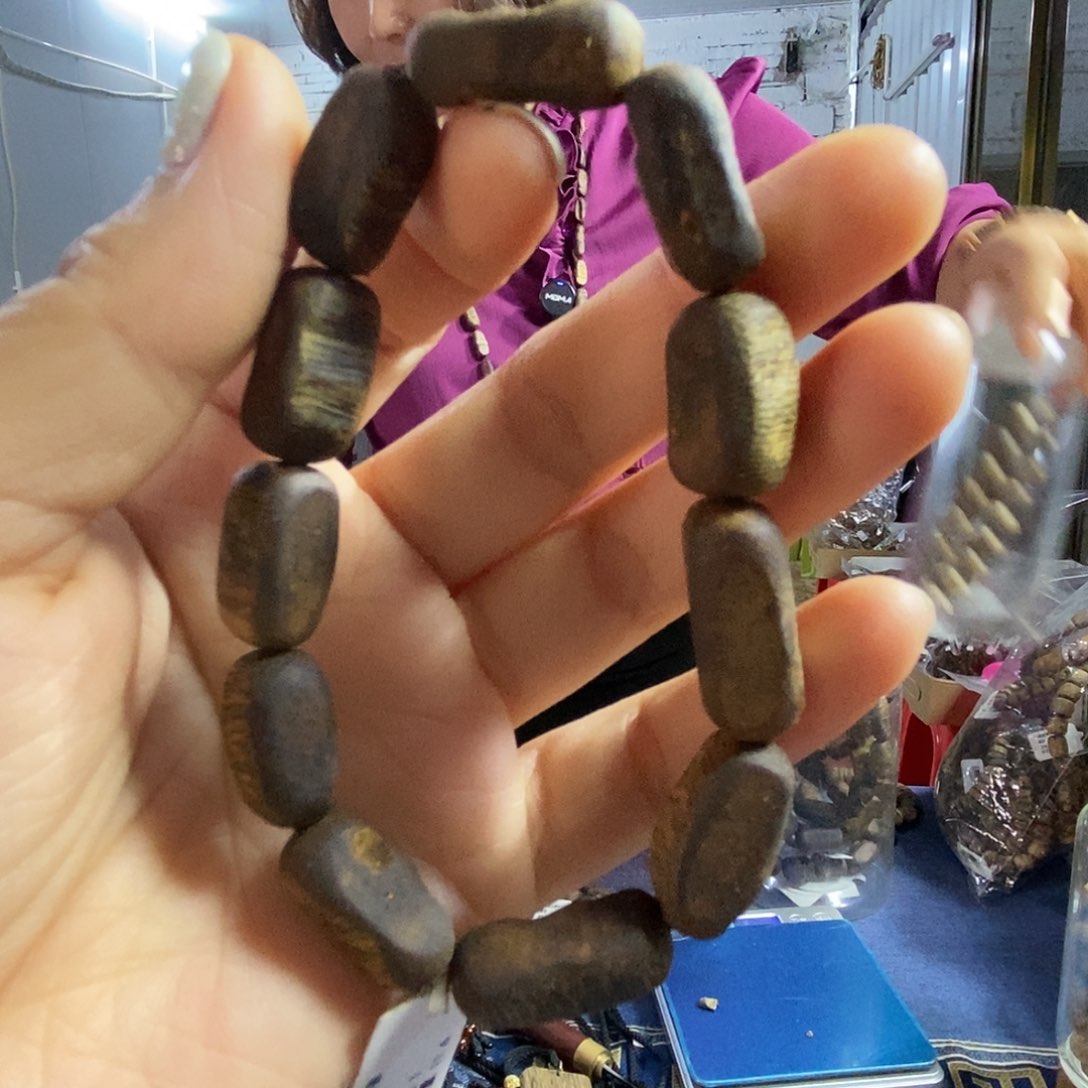 手串沉香棋楠板头瘤疤单圈1.0/11克+多样性发一