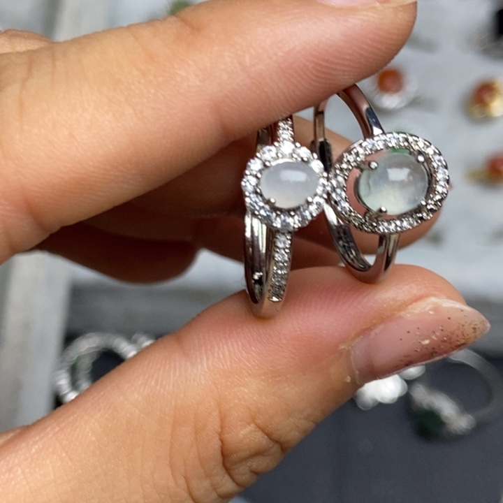 翡翠戒指合金戒指