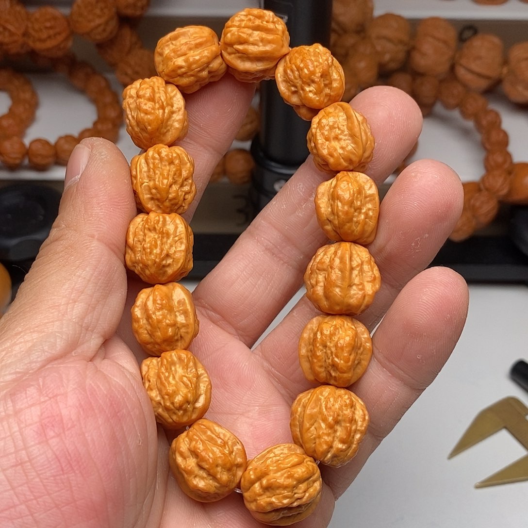 文玩核桃手串文玩核桃1.6金蝉