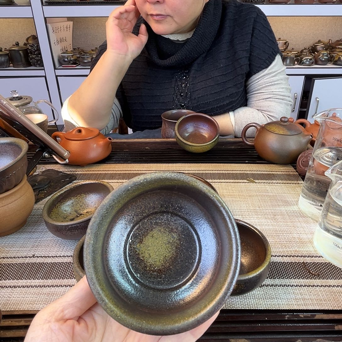 茶壶紫砂底槽清柴烧100cc
