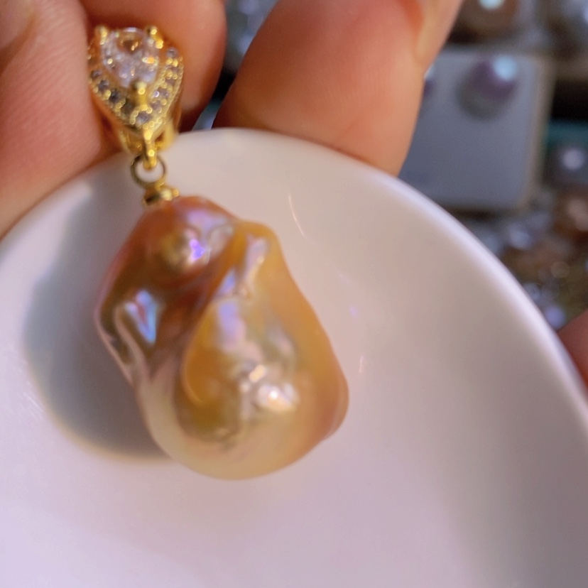 【闪购商品】淡水珍珠天然淡水珍珠合金