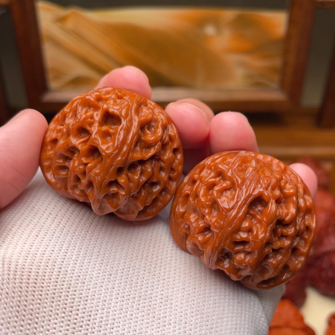 文玩核桃把件苹果园39