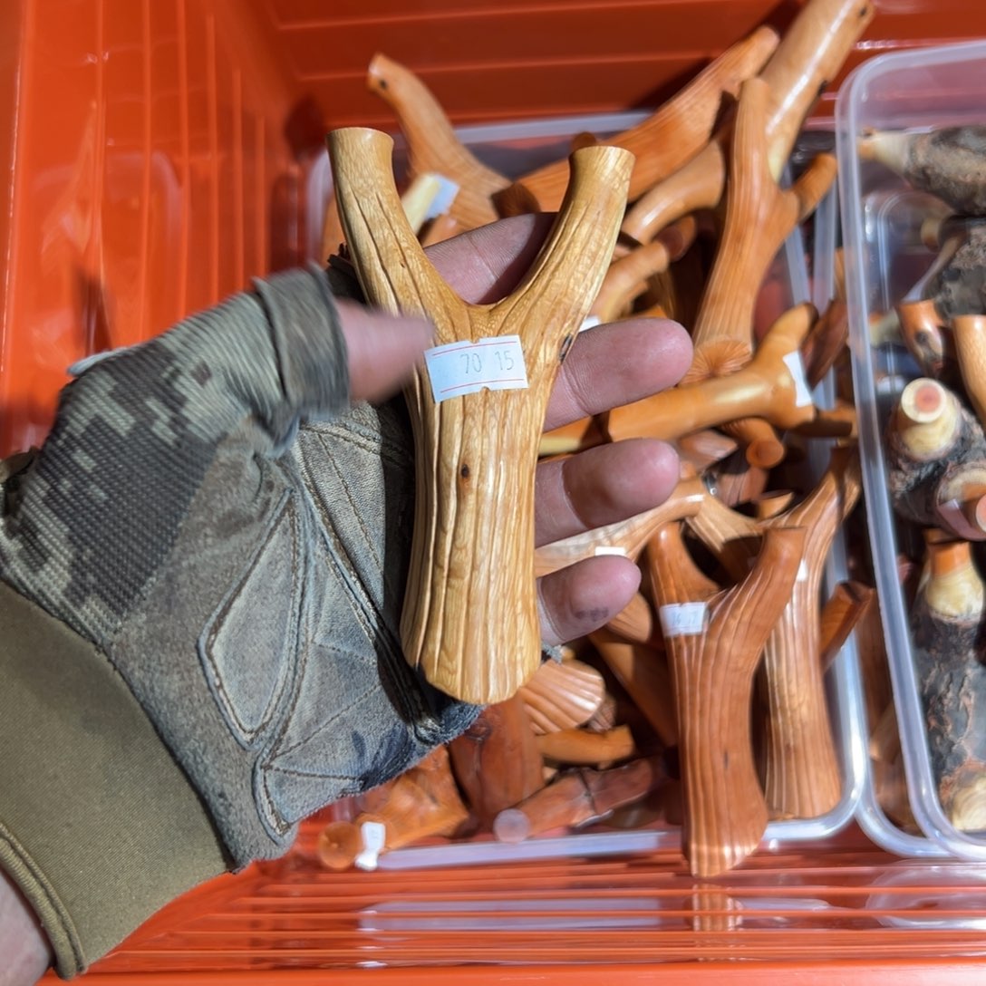 峰***司火琉璃树杈木弓手工制作