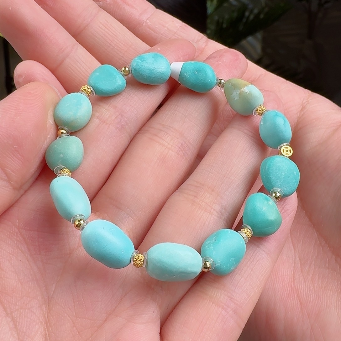 绿松石珠宝奇石未镶嵌