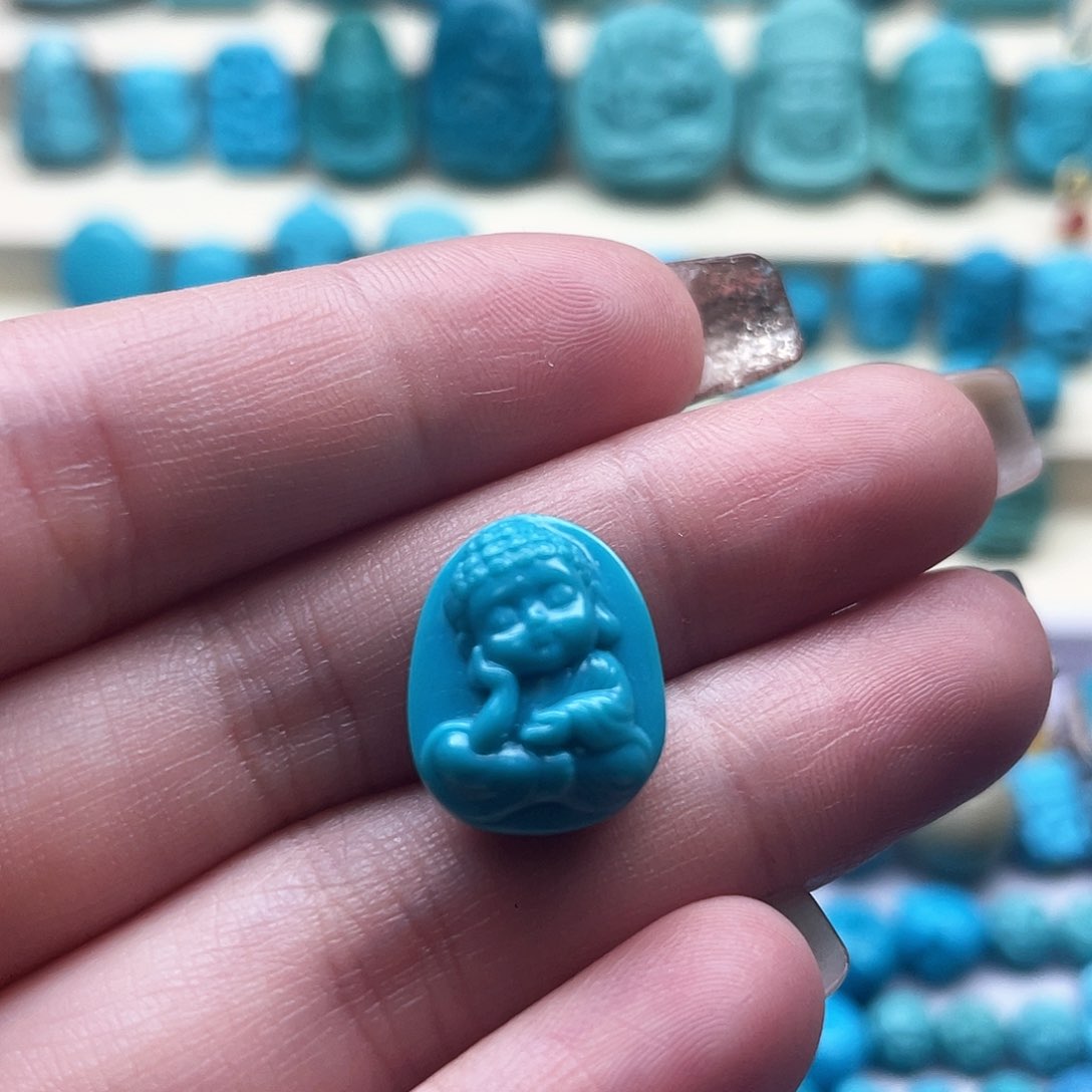 未镶嵌绿松石珠宝奇石