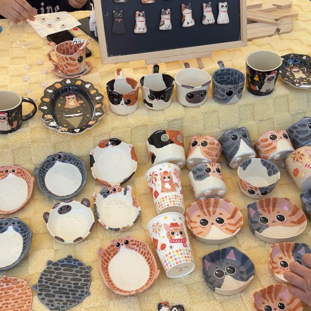 瓷片可爱的鸭鸭鸭鸭鸭