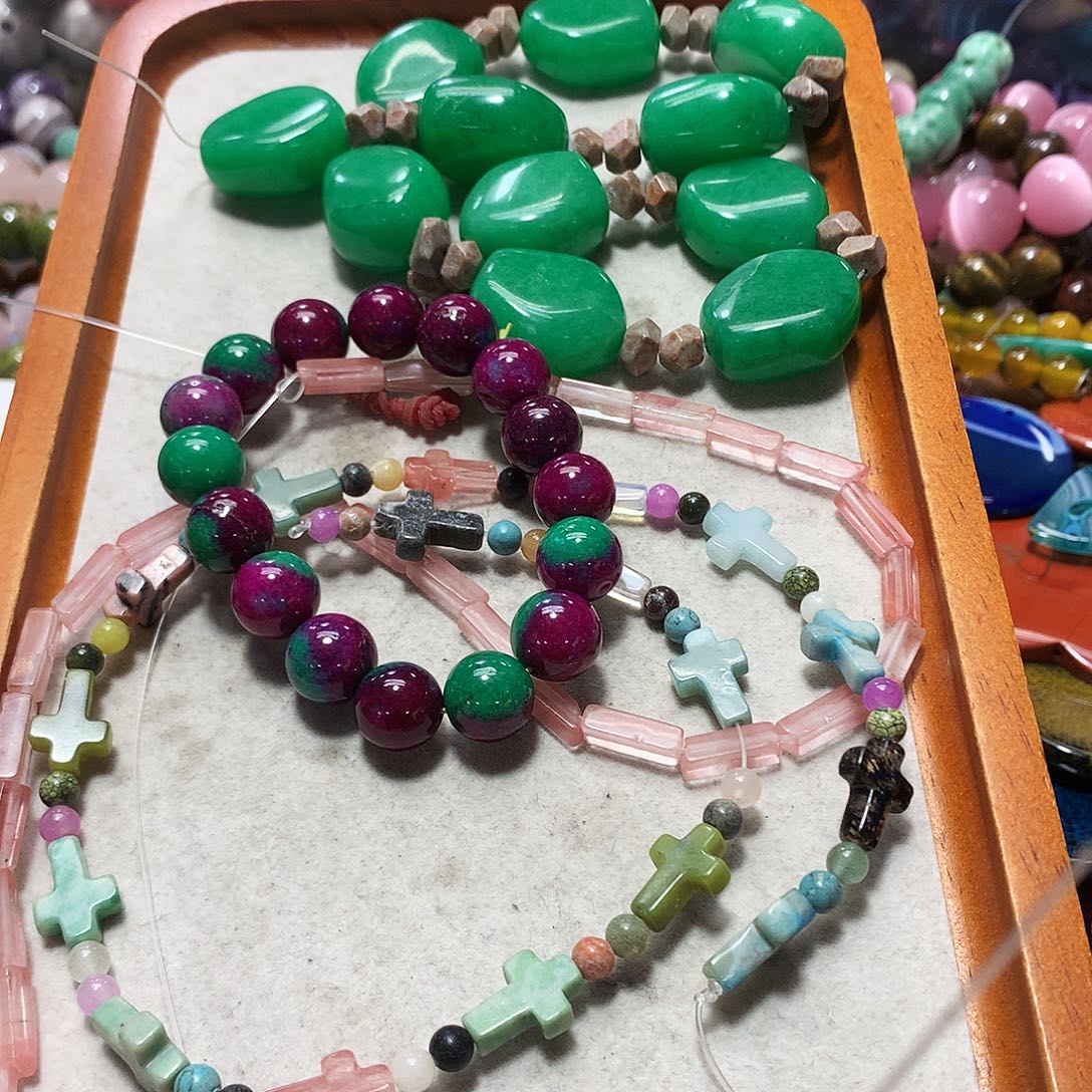 未镶嵌手串玛瑙/玉髓四条