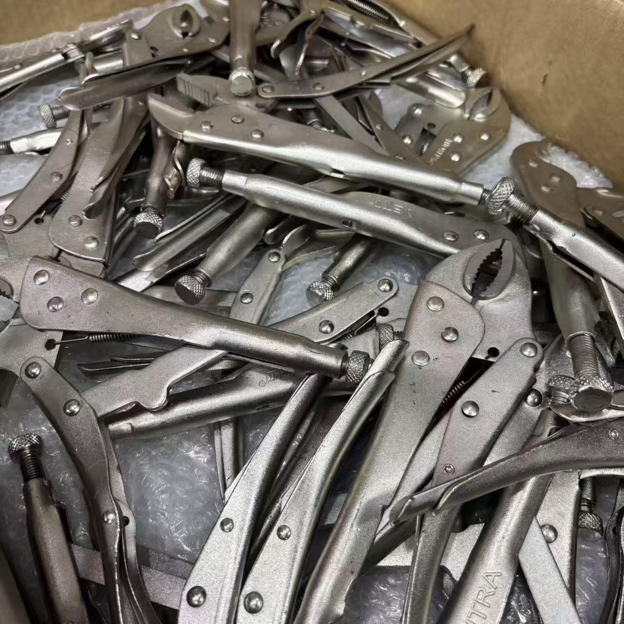 Z 重型加厚圆口圆嘴大力钳多功能万用定位固定工具