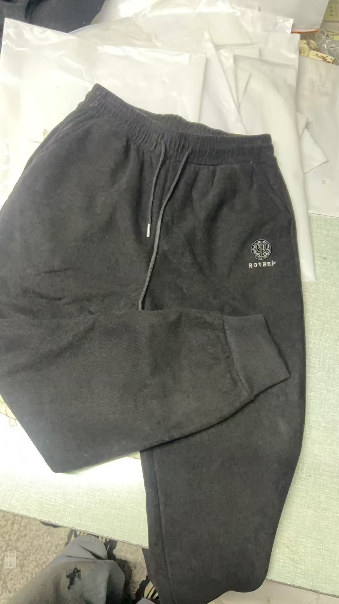 良玉推荐女士长毛休闲卫裤