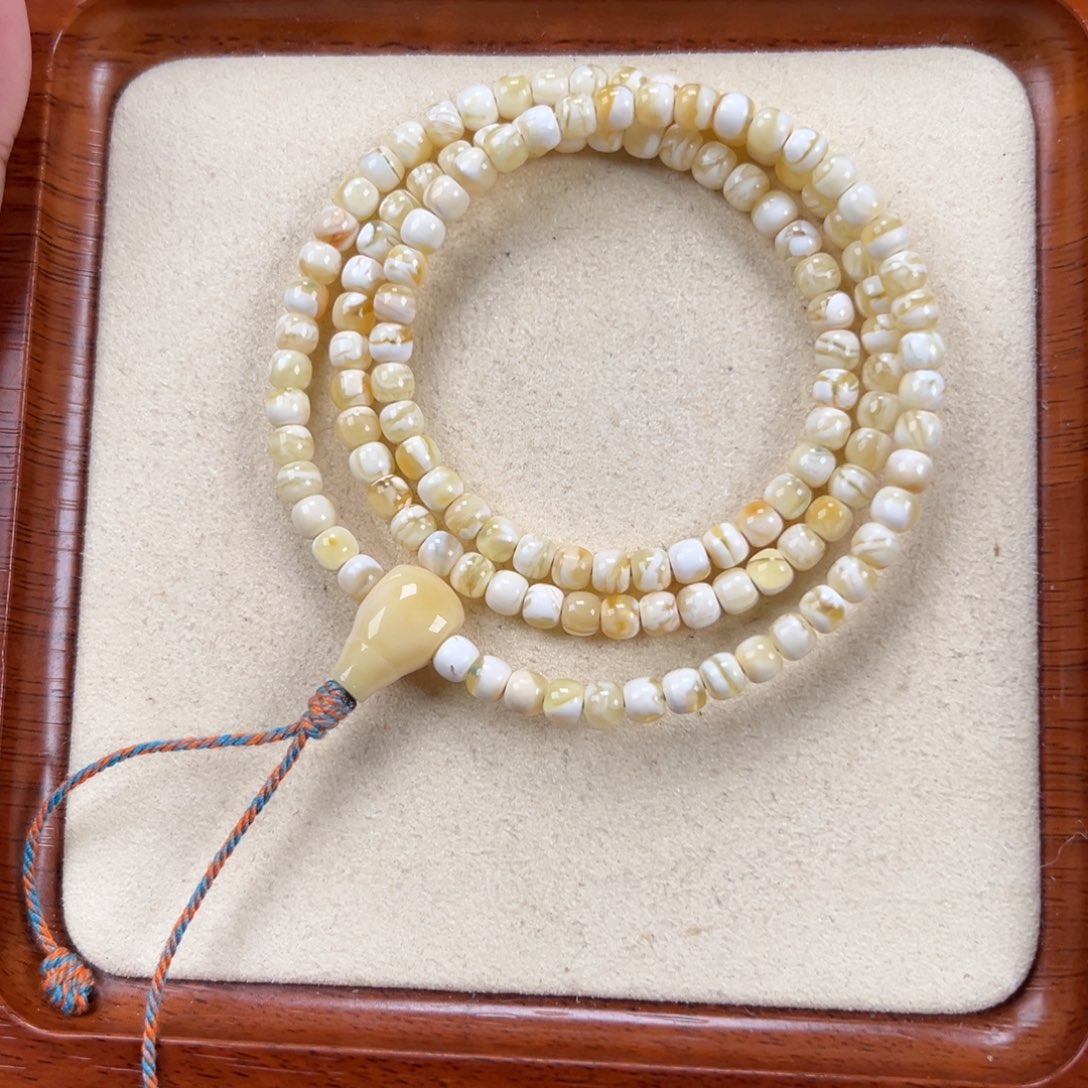 琥珀未镶嵌手链10.5