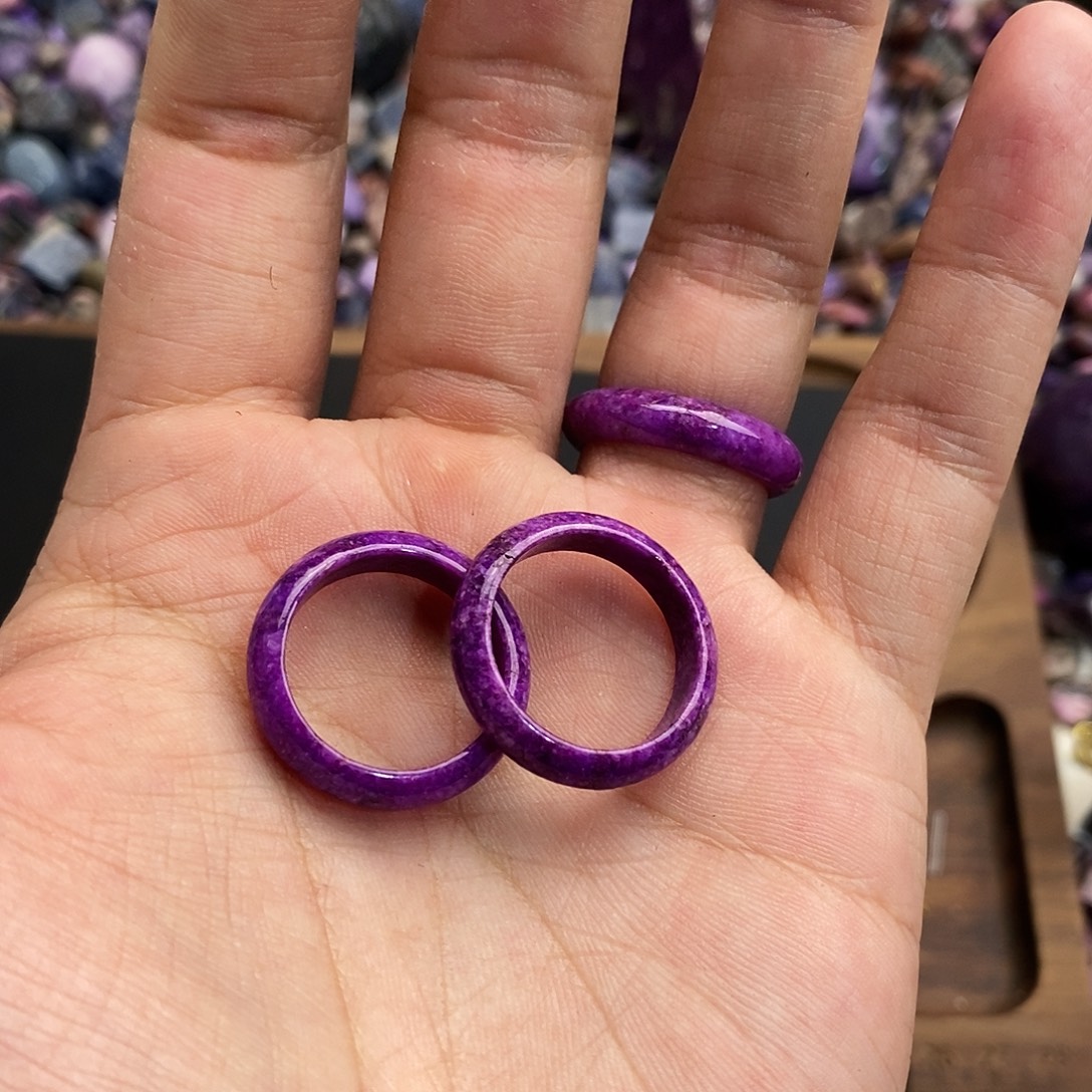 非金属皇家紫戒圈19