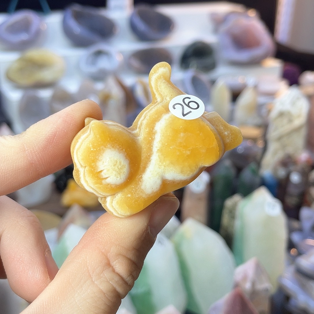 水晶黄色系未镶嵌