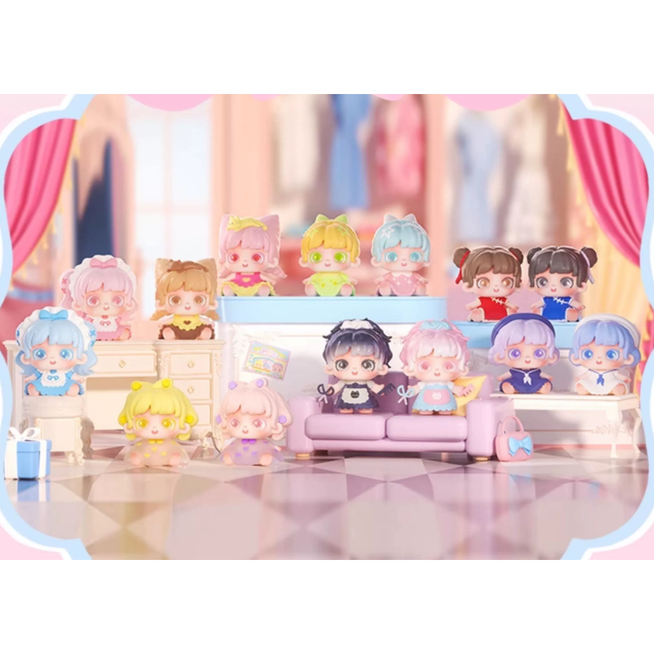 （拆盒）Miana百变造型屋盲盒萌粒小米娜潮玩可爱手办女生礼物