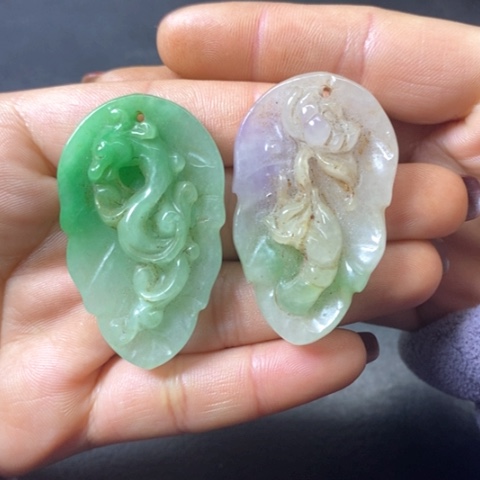 白玉菩提吊坠王****1摆件