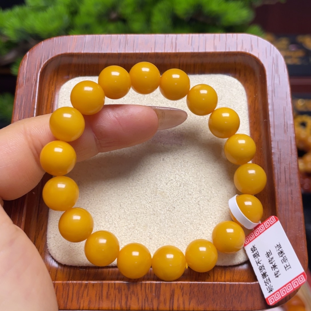 蜜蜡手链未镶嵌手串