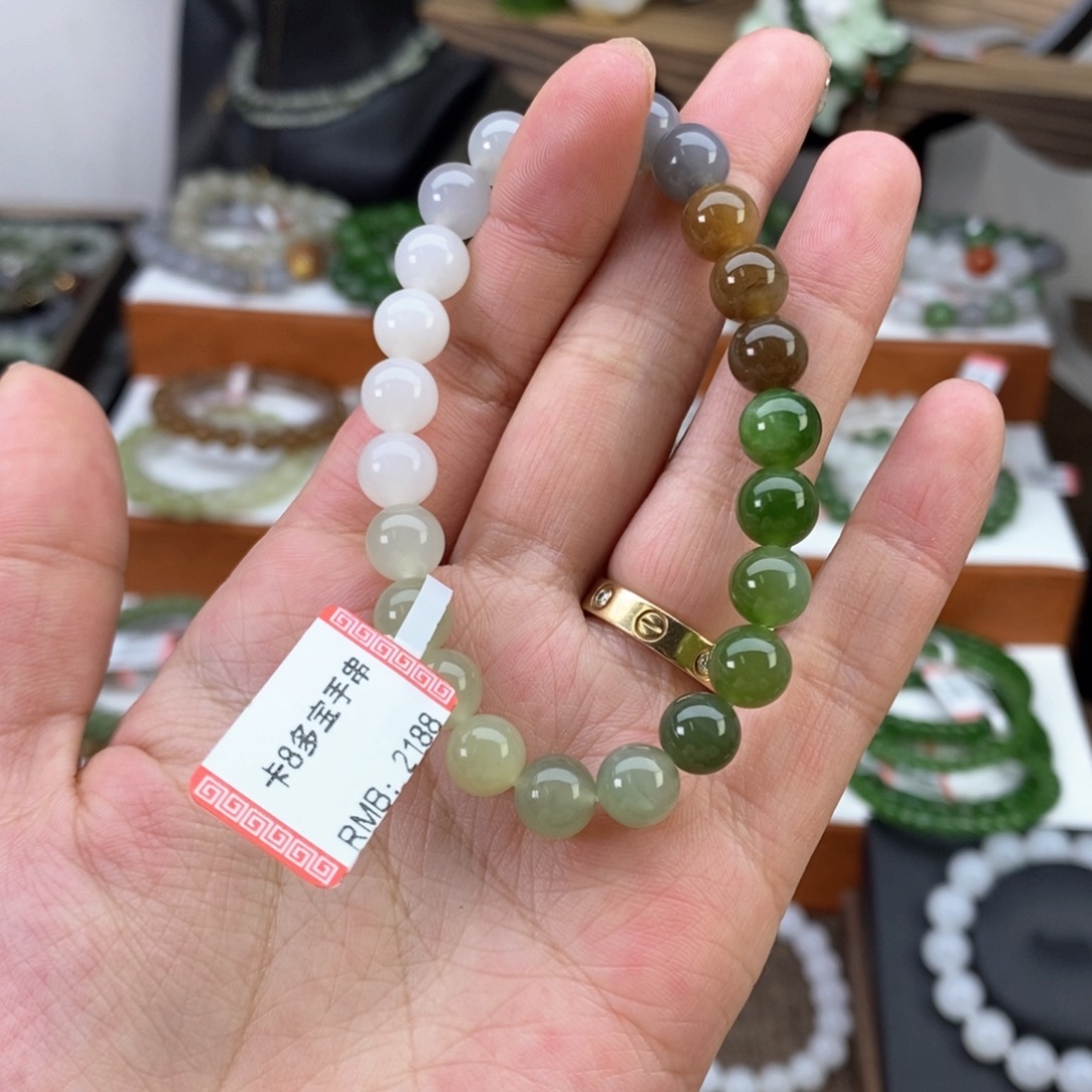 和田玉手串未镶嵌