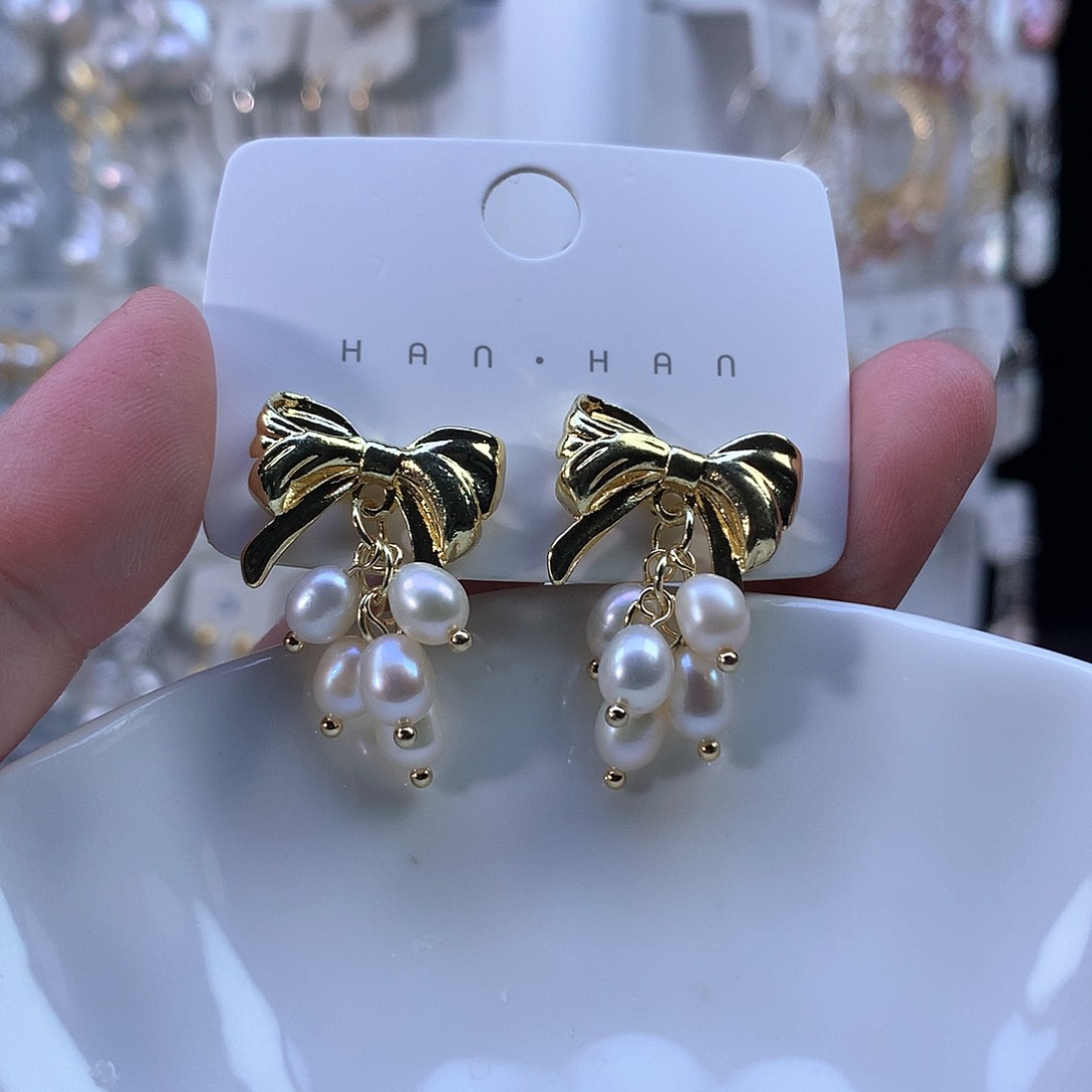 淡水珍珠合金耳饰福利4084