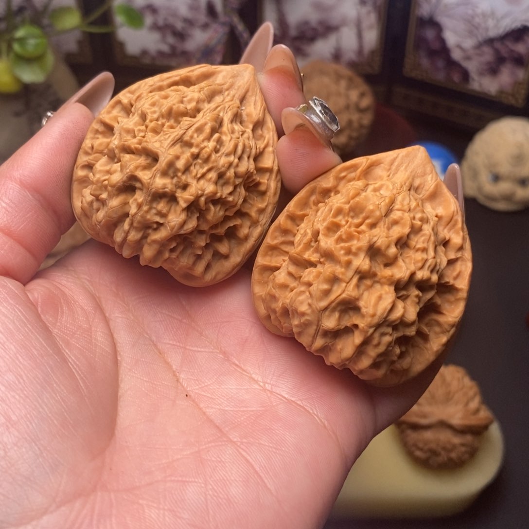 文玩核桃吊坠大***士官帽42.5