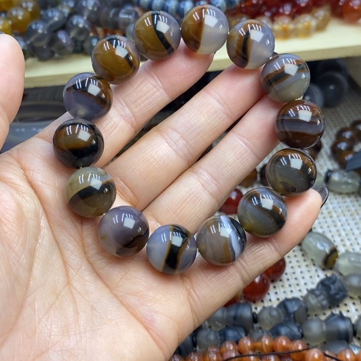 玛瑙/玉髓未镶嵌手链