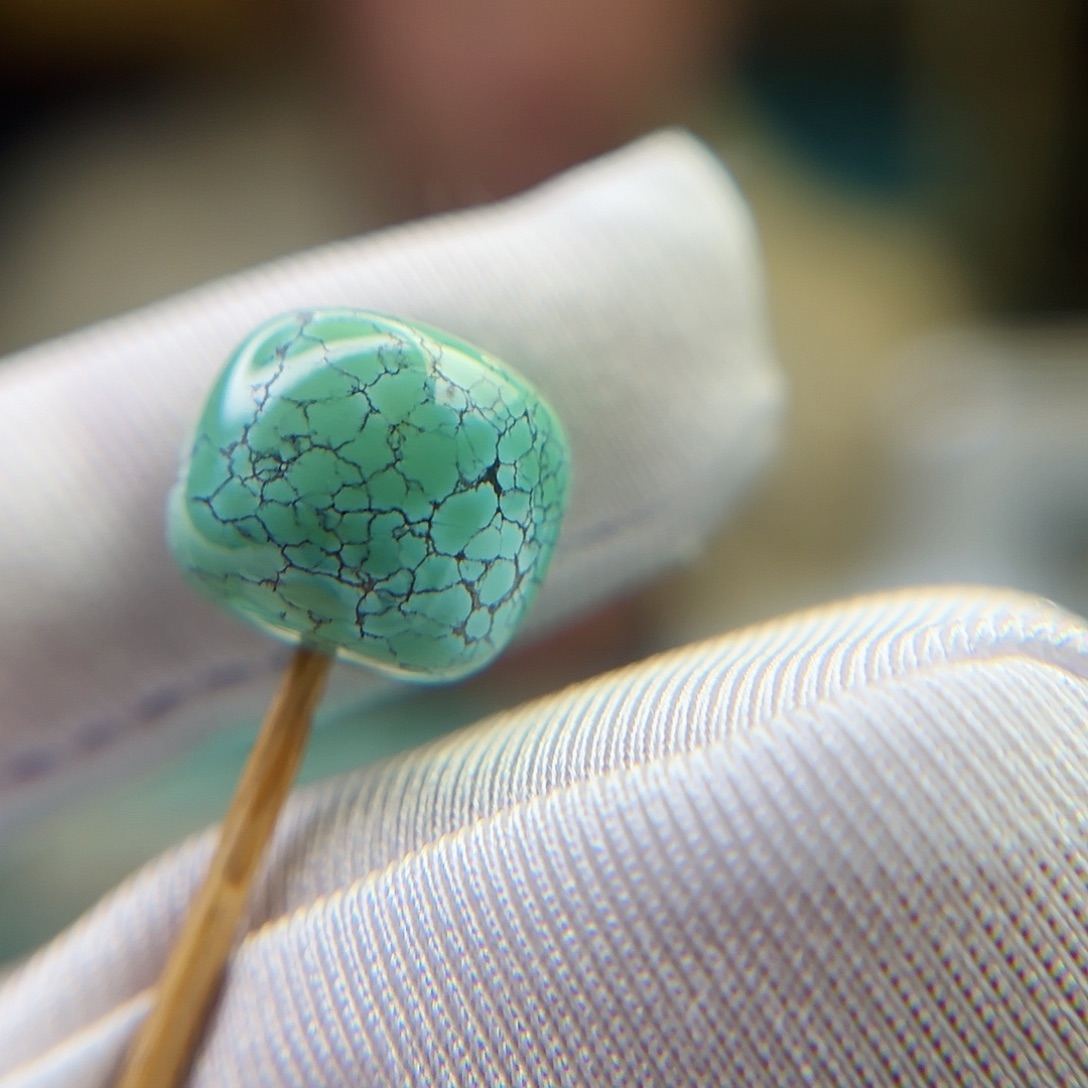 绿松石珠宝奇石未镶嵌13.5