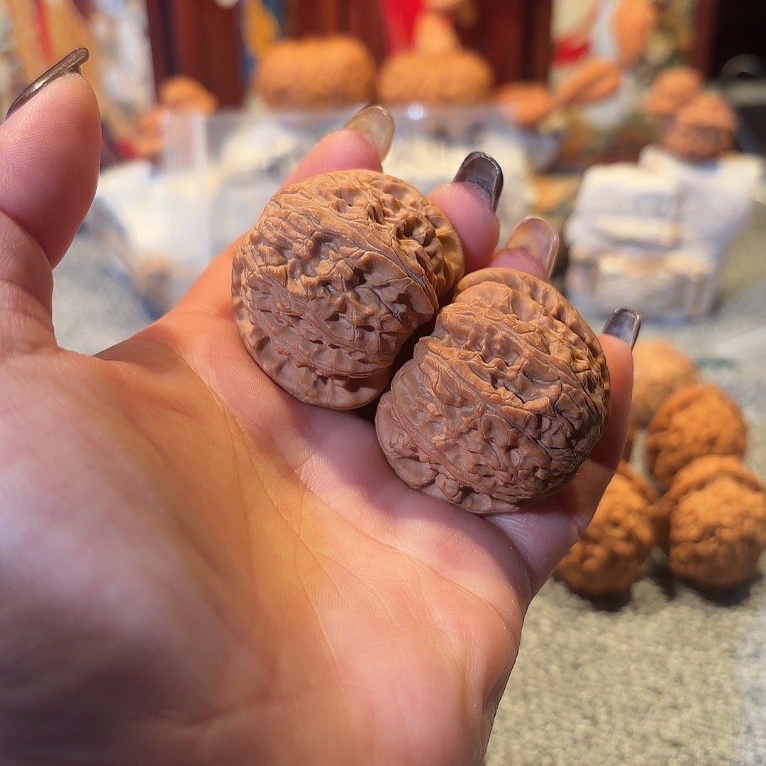 核桃文玩核桃白狮子39