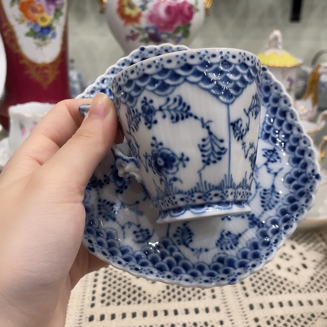 摆件中古哥哈海神咖啡杯