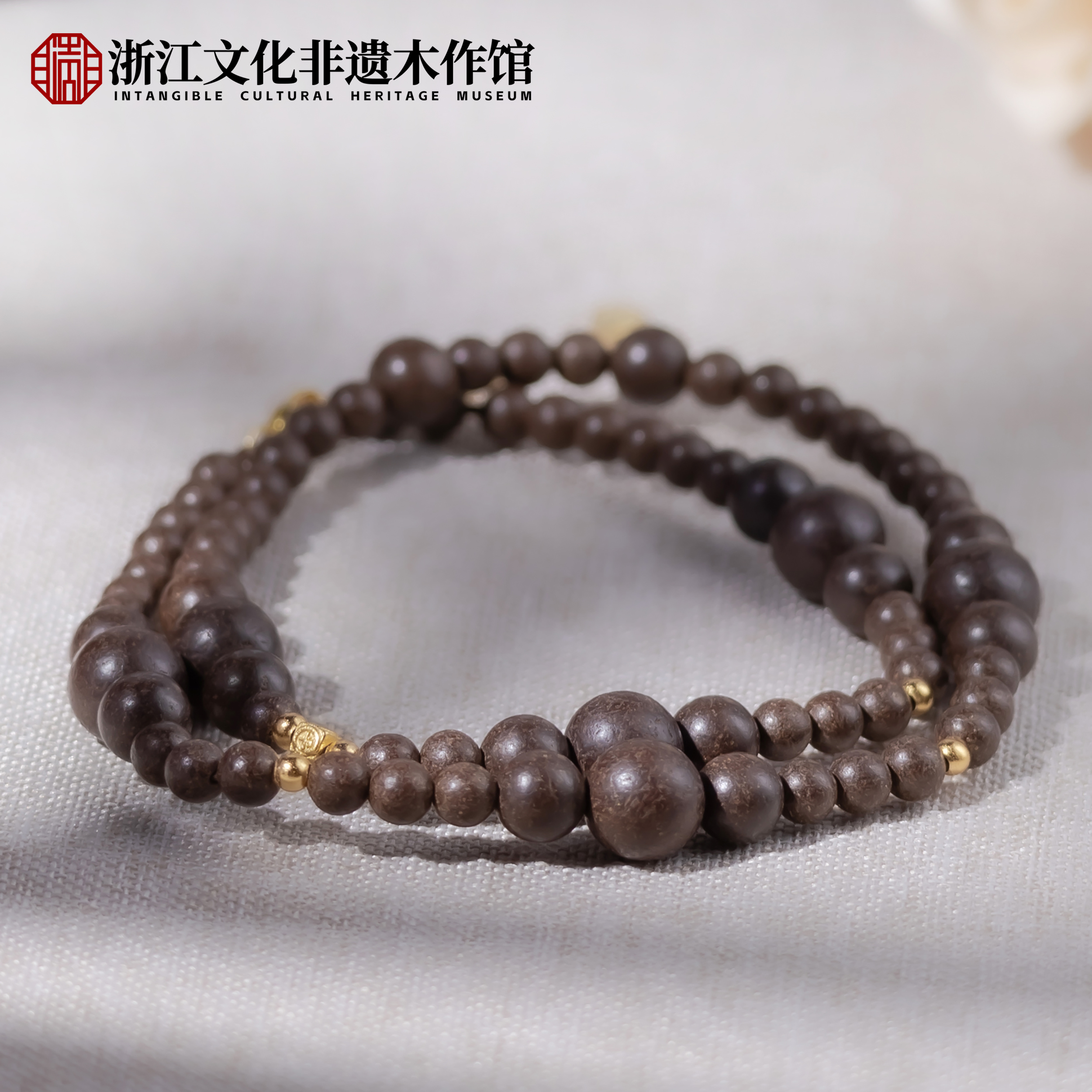 【上新了非遗】黑龙涎合香珠（锁骨链）8*6*4mm ZJ0031