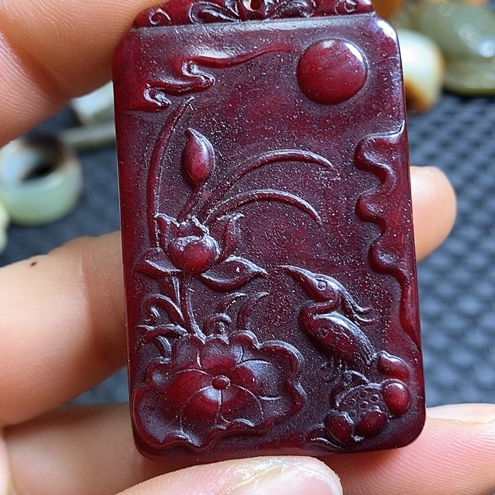 紫金钵盂菩提吊坠