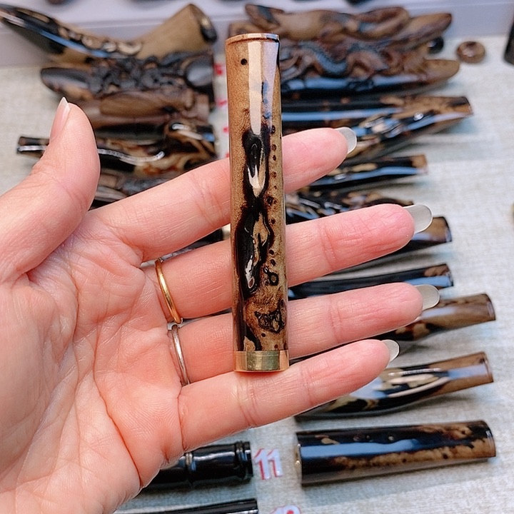 香榧木柳木烟嘴光面