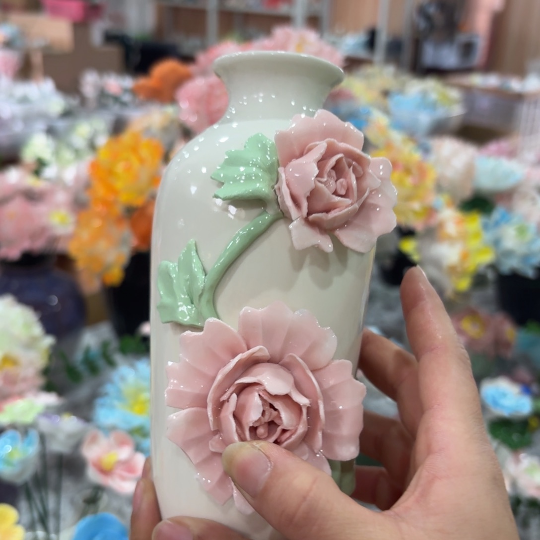 瑕疵917 陶瓷花拍满20元发货，随意退款的拉黑