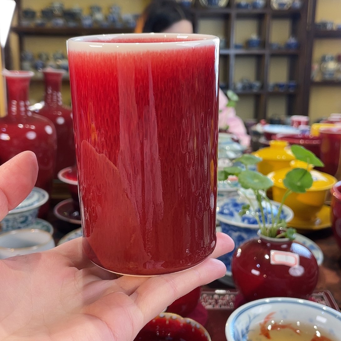 清欢雅玩原矿郎红福利六君子筒