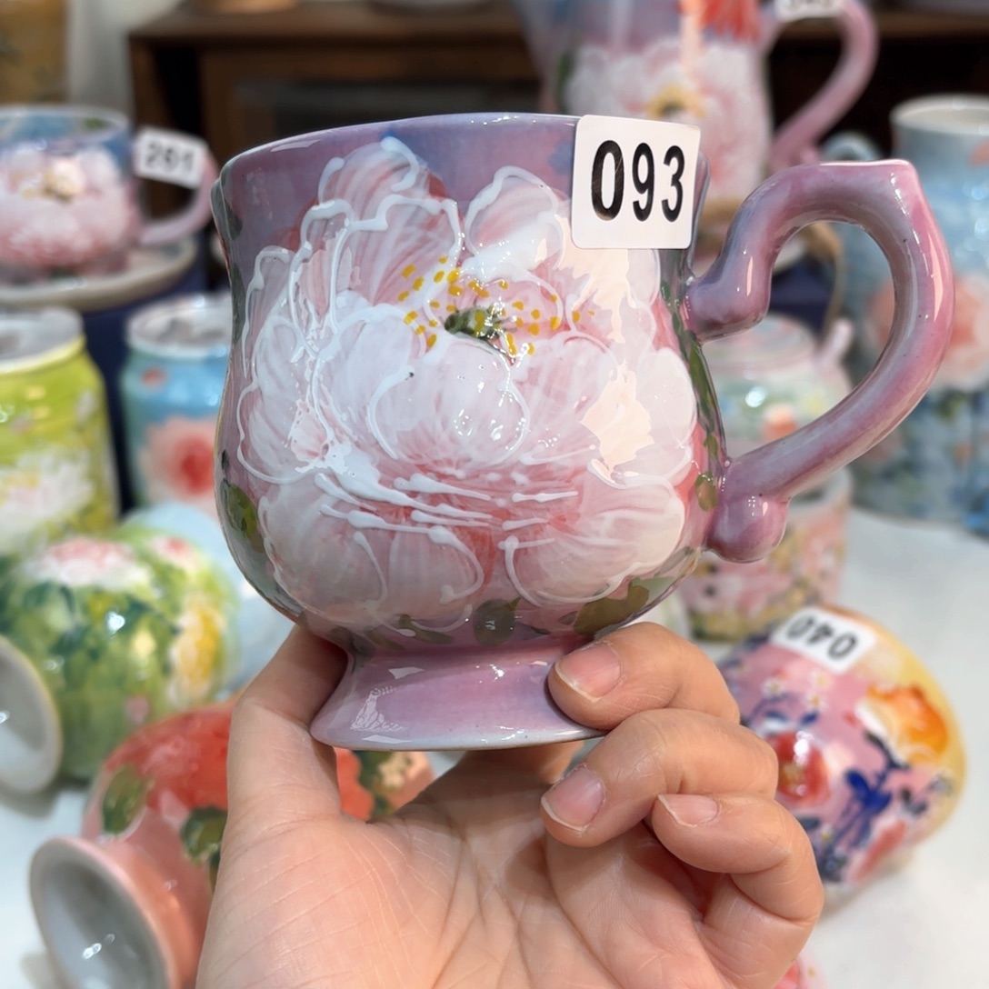 景德镇手绘高温釉下彩陶瓷茶具