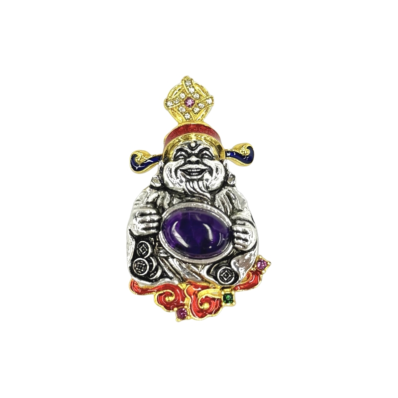 紫水晶小财神爷吊坠(赠C15-17) C01-456