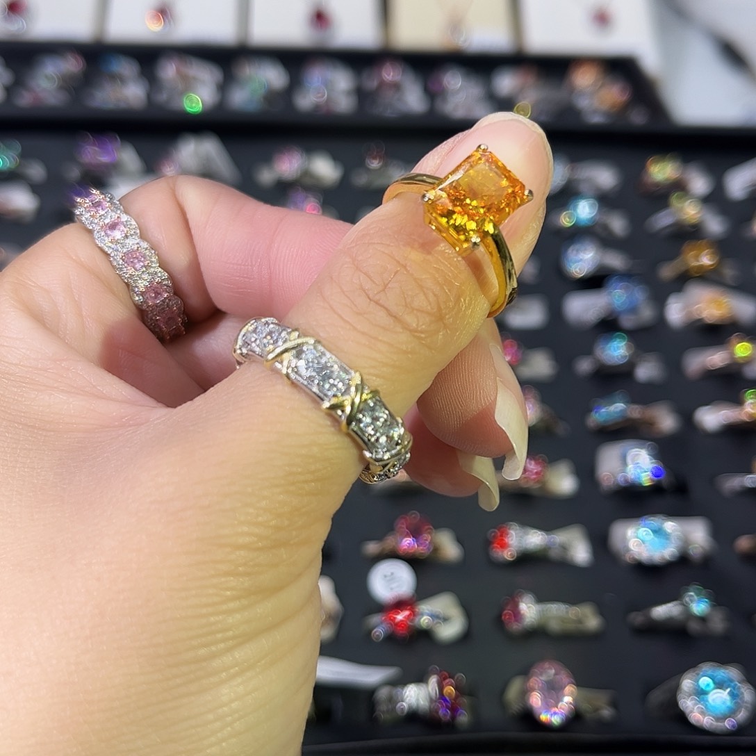 莫桑石非金属SM高定黄冰花五卡-9