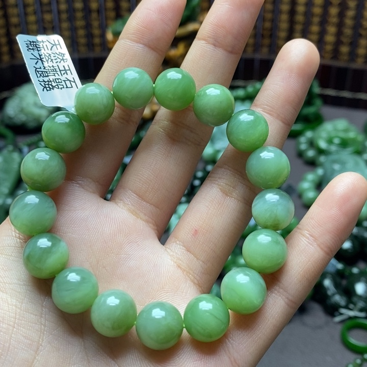 和田玉手串未镶嵌