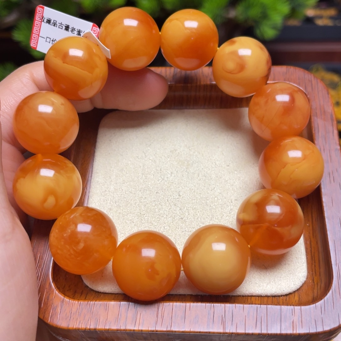 蜜蜡手链未镶嵌手串