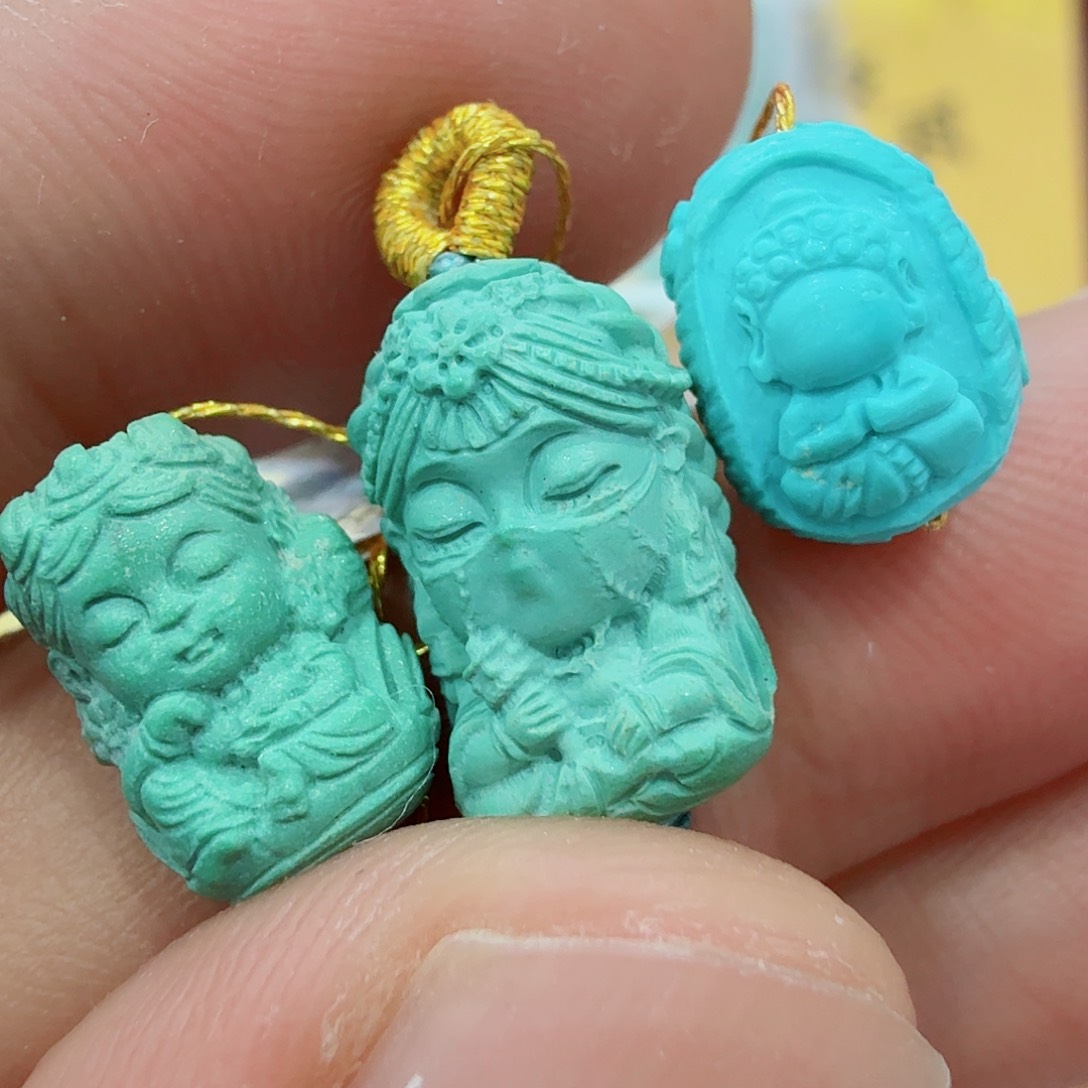 绿松石未镶嵌配饰