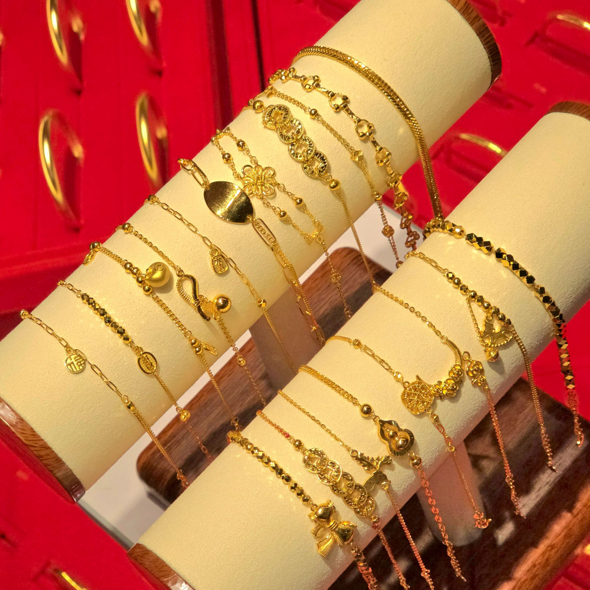 【艺馨专享】足金999饰品 手链合集